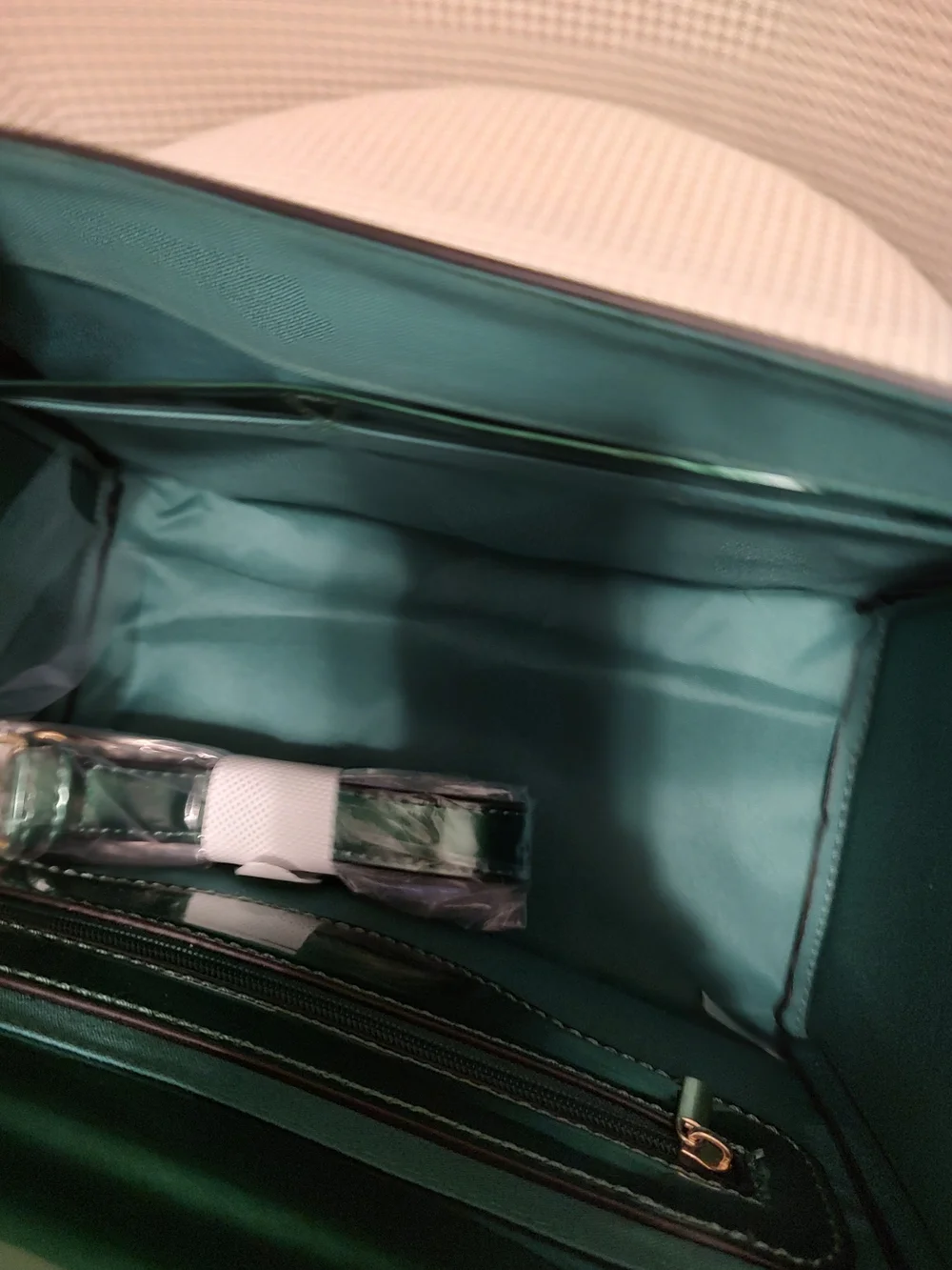 Vegan Emerald Green QUEEN Quilted Top-Handle Bag